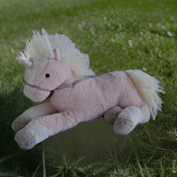 Breyer Majestics Aurora Horse Of My Very Own Magical Unicorn Plush Pink 16" EUC - Picture 1 of 3